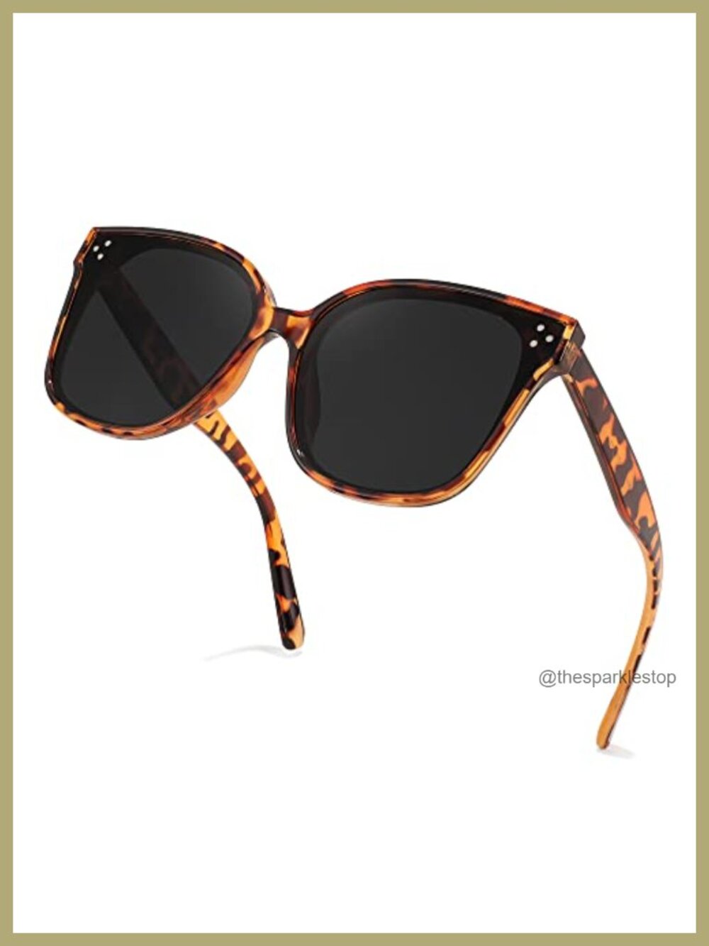 Oversized Polarized Sunglasses UV400 Protection Square